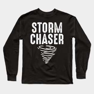 Cute Storm Chaser Severe Weather Tornado Obsessed Long Sleeve T-Shirt